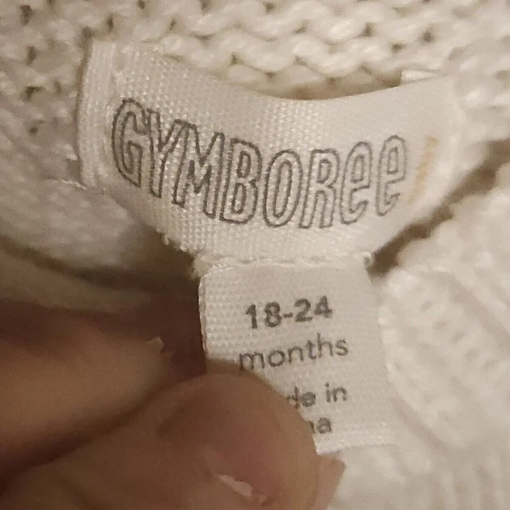 Gymboree Toddler Pink Striped Sweater Dress 18-24